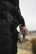 SWAT Team Preparing Climbing Equipment