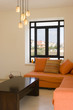 Modern furniture set in living room