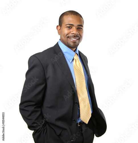 Photo: Confident smiling African American businessman Confident smiling African American businessman
