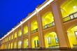 Night view of central shopping mall in Saint Petersburg