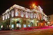 Night view of the Big Dramatic Theatre in Saint Petersburg