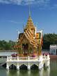 The Aisawan-Dipaya-Asana Pavillion at Bang Pa-In Palace.