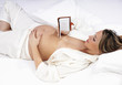 pregnant woman who controls his diary