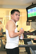fat man in fitness