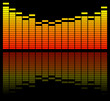 digital sound equalizer background