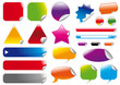 etiquettes et pastilles vector pack