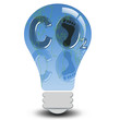 Illustration: CO2 and light bulb CO2 and light bulb