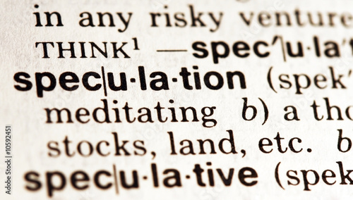 meaning of speculation in stock market