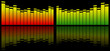 digital sound equalizer background