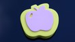 Marzipan apple shape