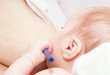 newborn baby breastfeeding