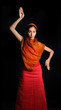 Female flamenco dancer