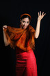 Flamenco dance woman