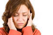 Woman with headache