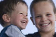 Small boy and girl.