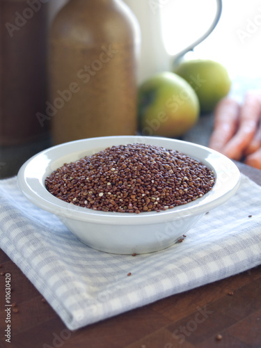 Photo: Red quinoa Red quinoa