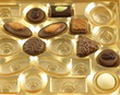 Half eaten box of chocolates