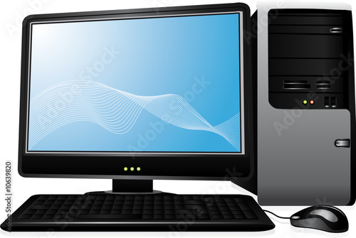  Personal Computer on Personal Computer Vector And Isolated    Albachiaraa  10639820   See