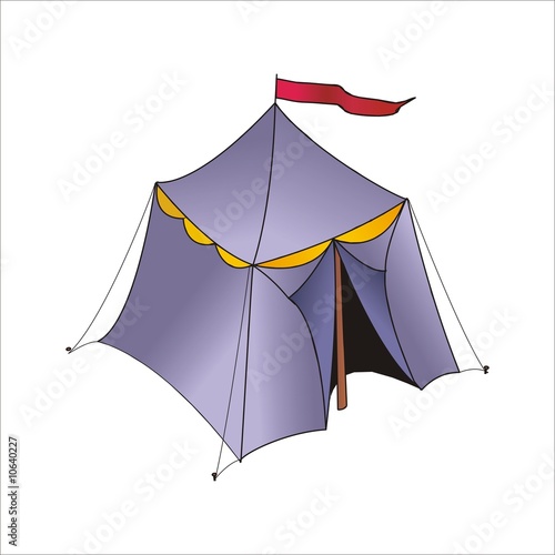 Illustration: the violet tent the violet tent