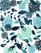 Leaves and birds design