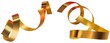Gold Confetti 01 - decoration object as illustration