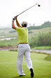 golfer striking