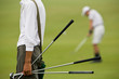 golfer practising