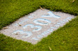 Plate on the golf course