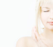 Beautiful blonde woman.