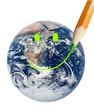 Smiling planet