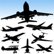 airplane vector
