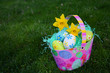 Photo: Colorful Easter Egg Basket Colorful Easter Egg Basket