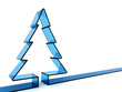 Christmas tree 3d