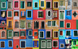 maisons de pêcheurs à Burano près de Venise