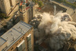 Building implosion