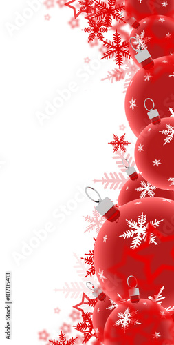 Illustration: Red Christmas background Red Christmas background