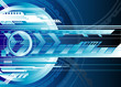 Digital tech background, vector illustration layered.