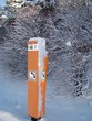 téléphone de secours sous la neige