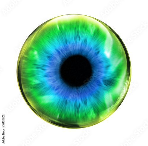 Illustration: Glossy eye ball Glossy eye ball