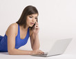 Teenager With Wireless Laptop