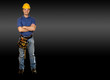 friendly handy man portrait background friendly handy man portrait background