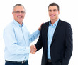 Good job on the promotion - Successful businessman