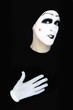 portret of the mime