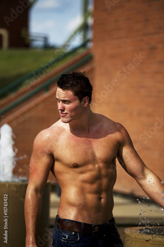Photo: Wet Bodybuilder Wet Bodybuilder