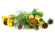 christmas decoration on a white background