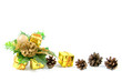 christmas decoration on a white background