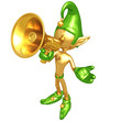 Elf With Megaphone