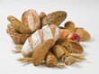 Variety of whole wheat bread Variety of whole wheat bread
