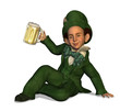 Leprechaun with Beer