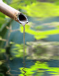 Zen bamboo fountain